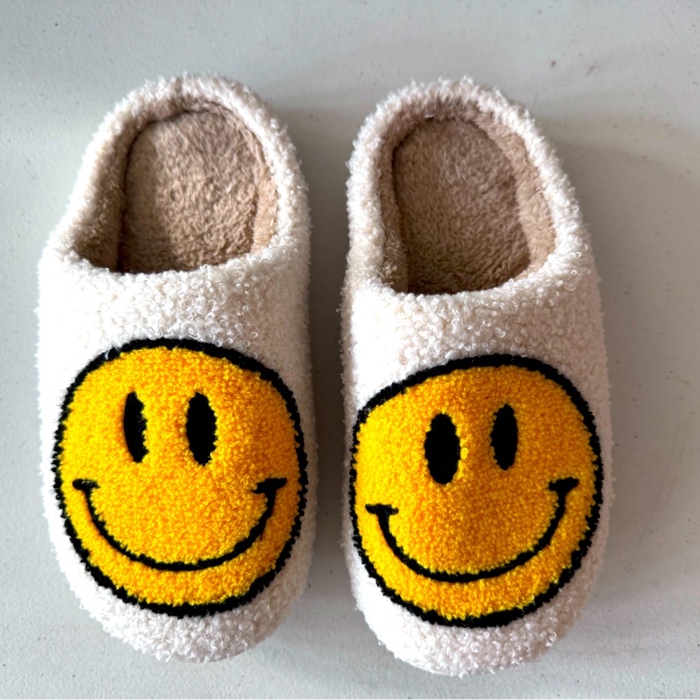 Smile Slippers/ Smiley Face Slippers